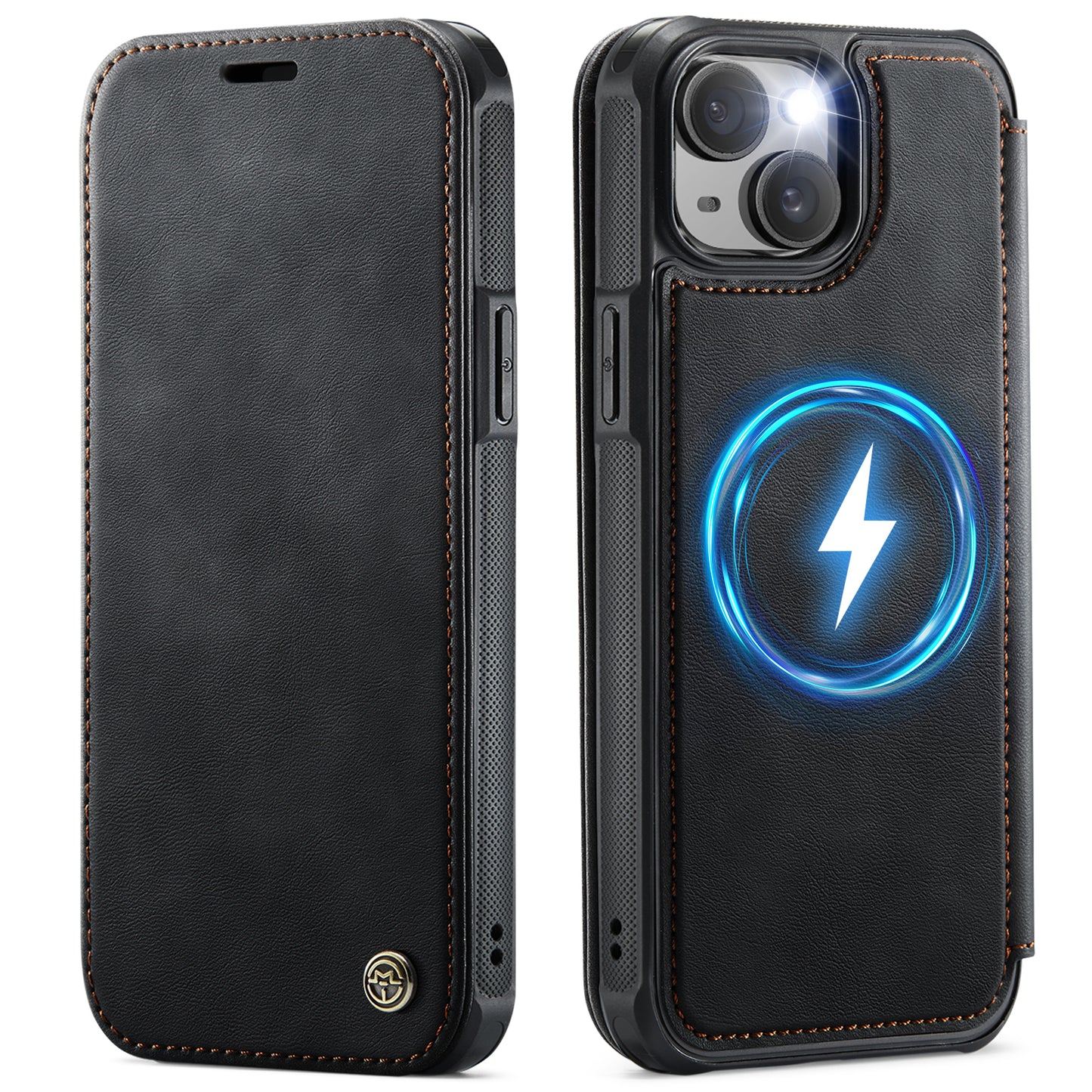 CASEME for iPhone 14 Case  053  Magnetic RFID Blocking Wallet Flip Leather Phone Cover