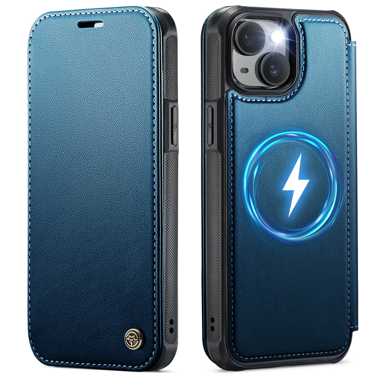 CASEME for iPhone 14 Case  053  Magnetic RFID Blocking Wallet Flip Leather Phone Cover