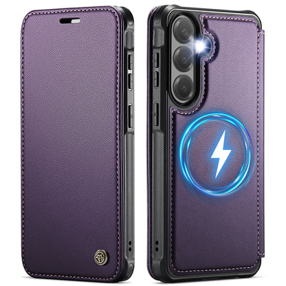 CASEME for Samsung Galaxy S26+ Case  053   Magnetic RFID Blocking Wallet Flip Leather Phone Cover