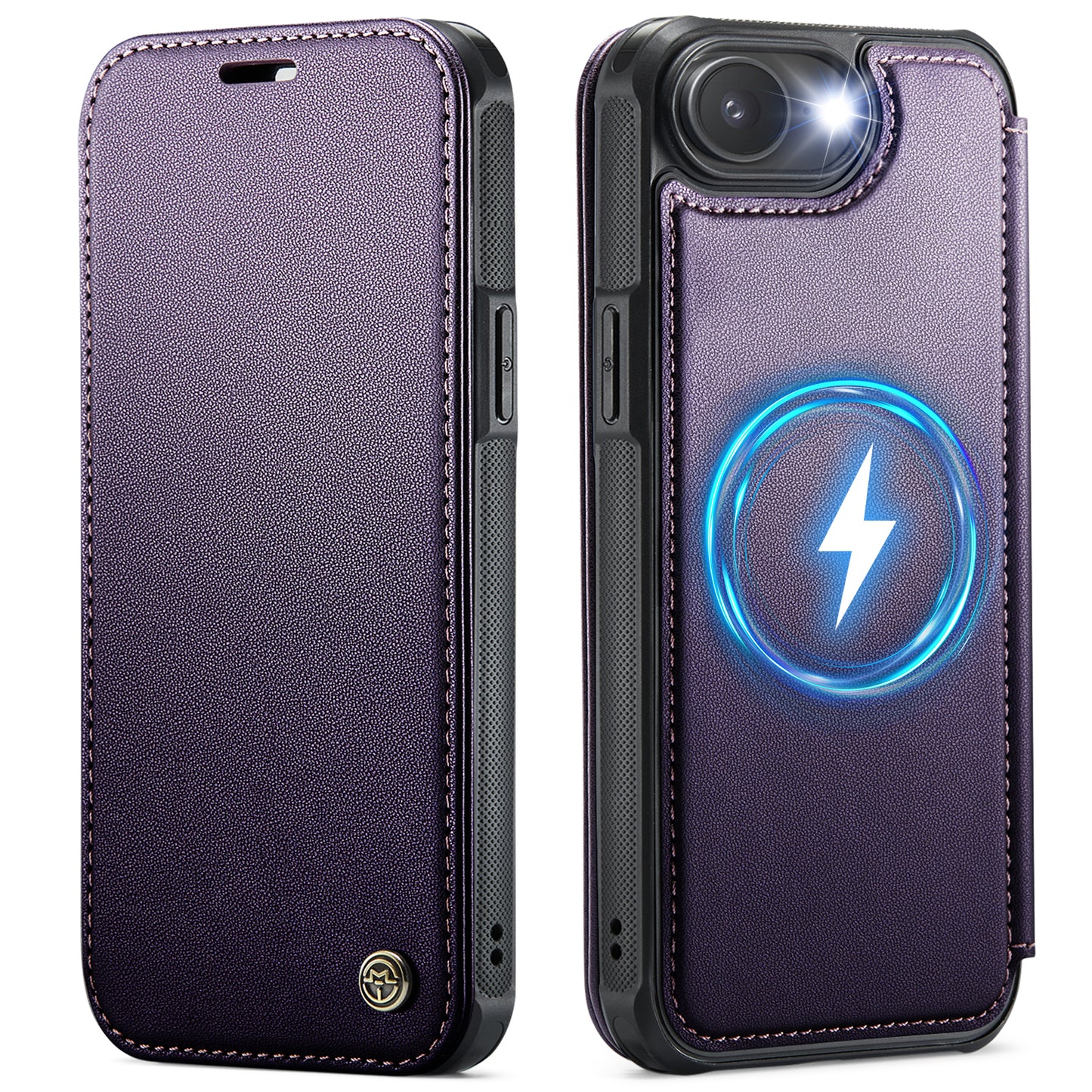 CASEME for iPhone 16e / iPhone 17e Case  053  Magnetic RFID Blocking Wallet Flip Leather Phone Cover