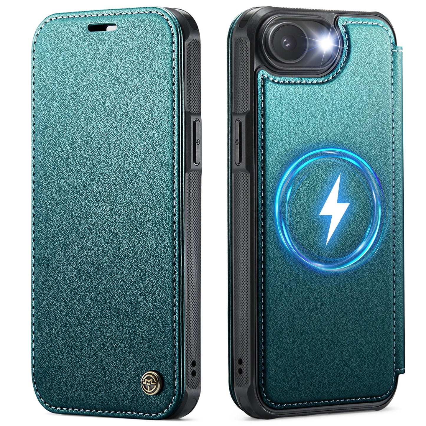 CASEME for iPhone 16e / iPhone 17e Case  053  Magnetic RFID Blocking Wallet Flip Leather Phone Cover