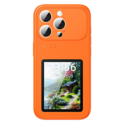 For iPhone 17 Pro Max Dynamic Phone Case 3.5 inch Multi-functional Color Screen Back Cover