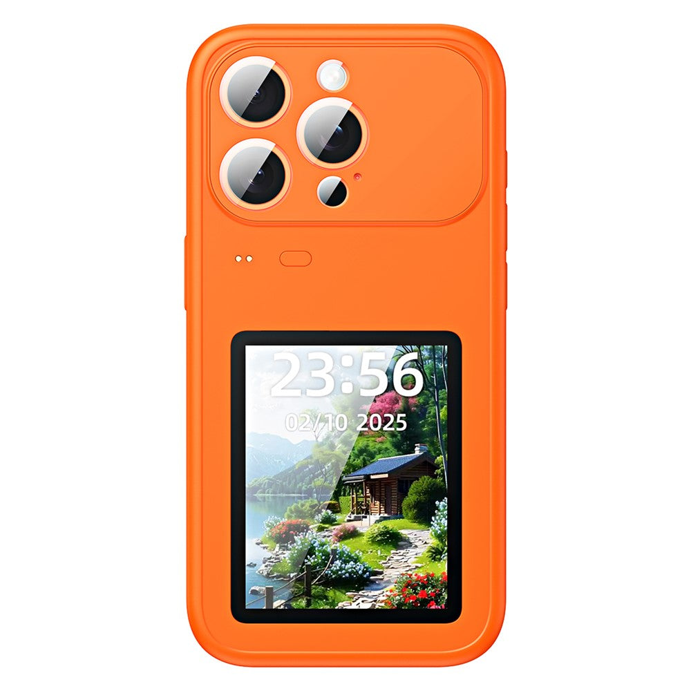 For iPhone 17 Pro Max Dynamic Phone Case 3.5 inch Multi-functional Color Screen Back Cover