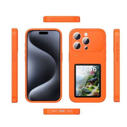 For iPhone 17 Pro Max Dynamic Phone Case 3.5 inch Multi-functional Color Screen Back Cover