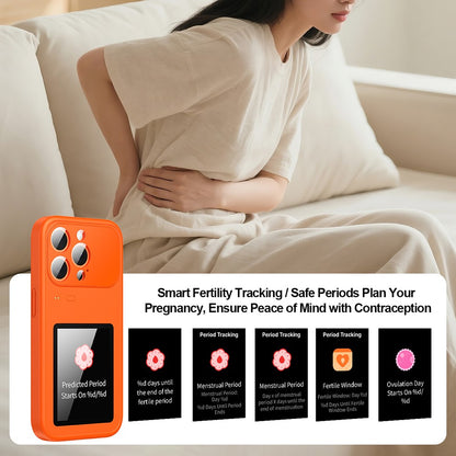 For iPhone 17 Pro Max Dynamic Phone Case 3.5 inch Multi-functional Color Screen Back Cover