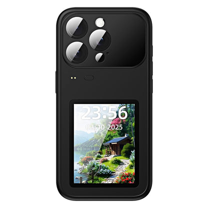 For iPhone 17 Pro Max Dynamic Phone Case 3.5 inch Multi-functional Color Screen Back Cover