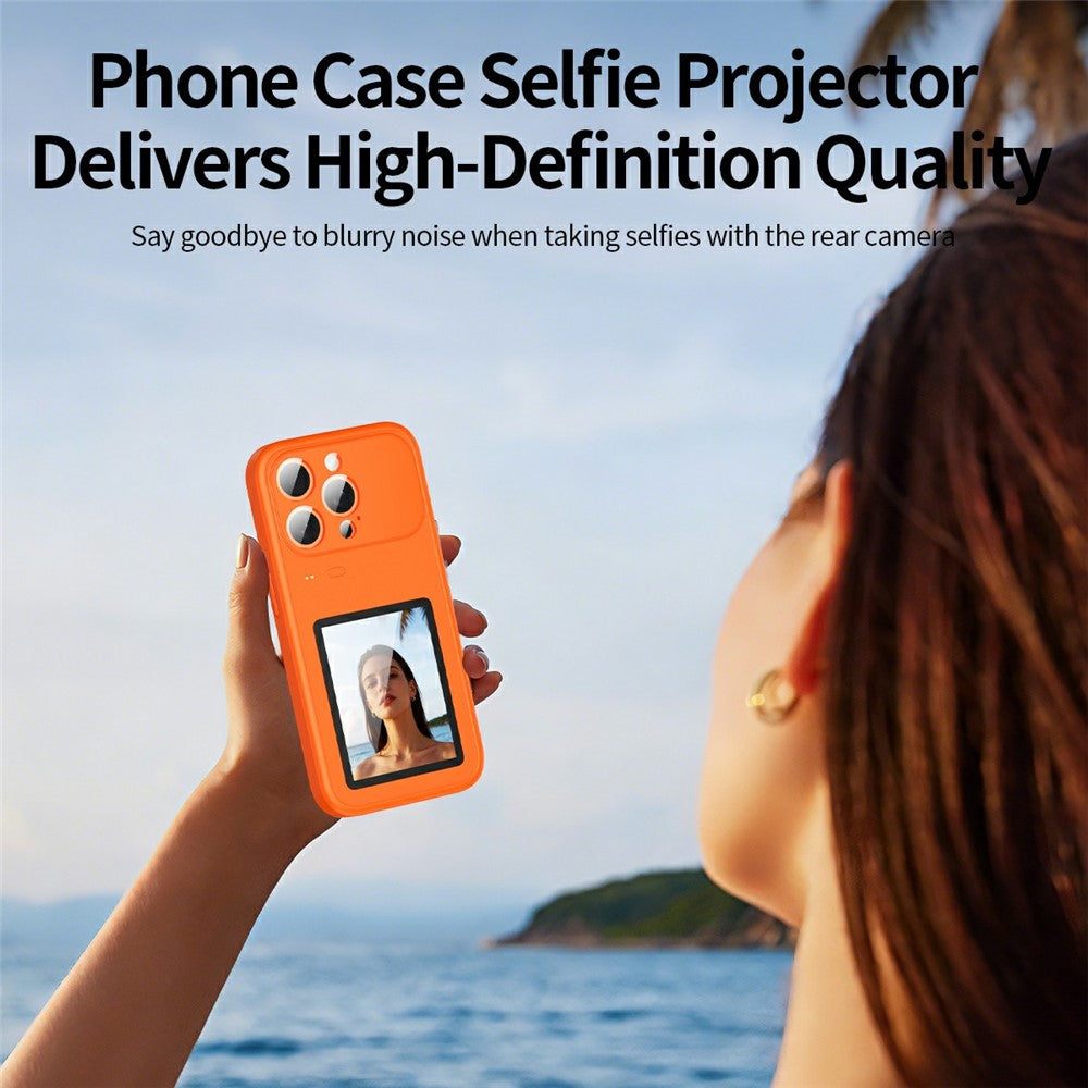 For iPhone 17 Pro Dynamic Phone Case 3.5 inch Multi-functional Color Screen Back Cover
