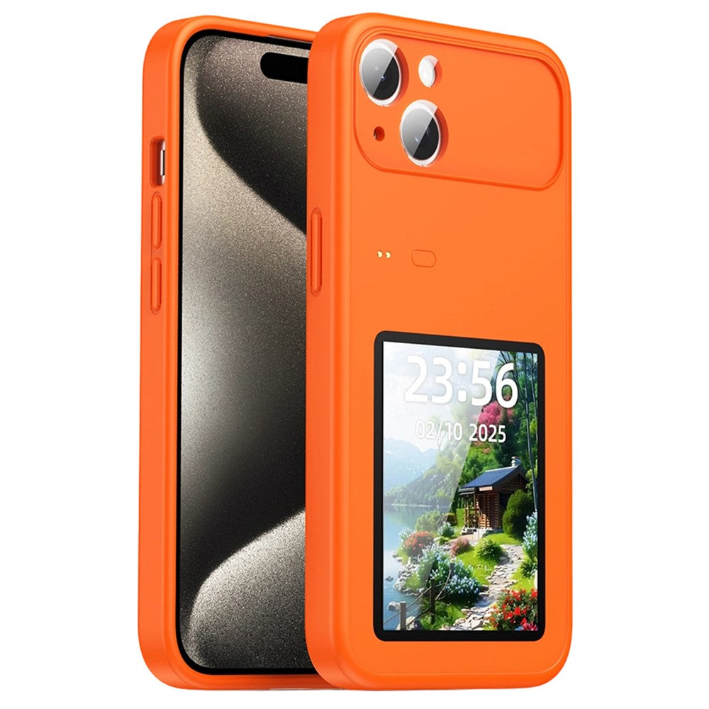For iPhone 14 Dynamic Phone Case 3.0 inch Multi-functional Color Screen Back Cover
