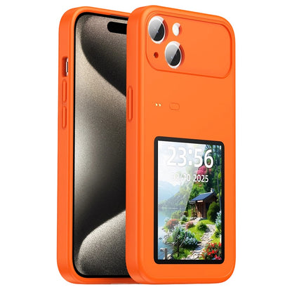 For iPhone 14 Dynamic Phone Case 3.0 inch Multi-functional Color Screen Back Cover