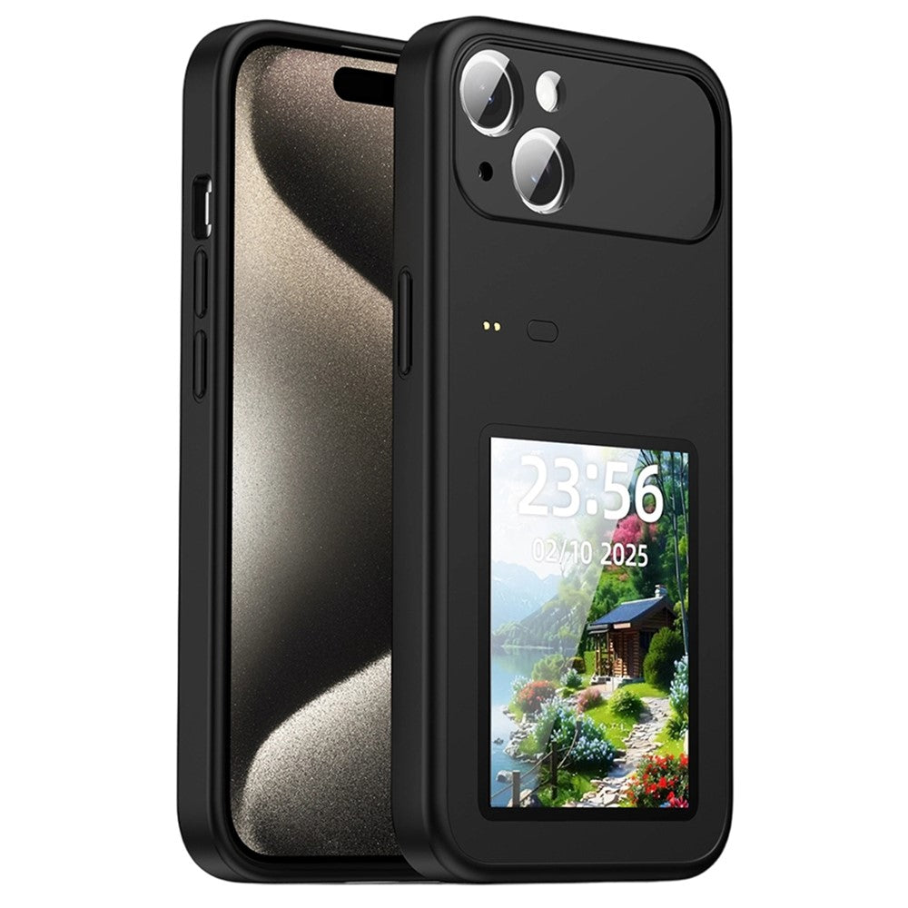 For iPhone 14 Dynamic Phone Case 3.0 inch Multi-functional Color Screen Back Cover