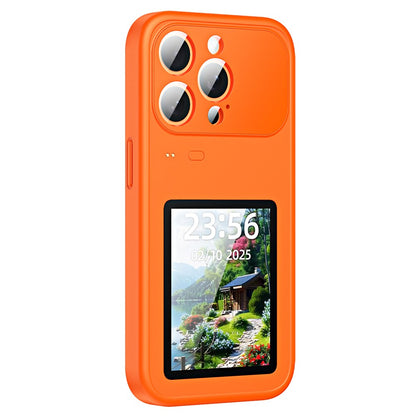 For iPhone 15 Pro Dynamic Phone Case 3.0 inch Multi-functional Color Screen Back Cover
