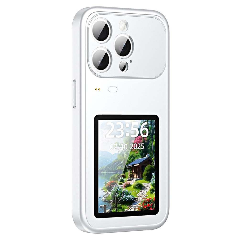 For iPhone 15 Pro Dynamic Phone Case 3.0 inch Multi-functional Color Screen Back Cover