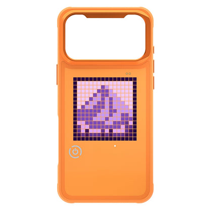 For iPhone 17 Pro Max LED Pixel Case DIY Animated Custom Screen Phone Cover with Foldable Kickstand