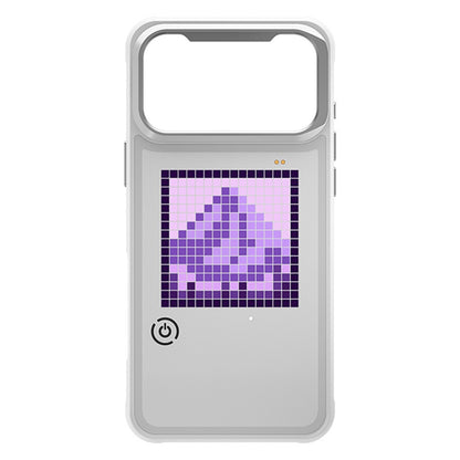 For iPhone 17 Pro Max LED Pixel Case DIY Animated Custom Screen Phone Cover with Foldable Kickstand