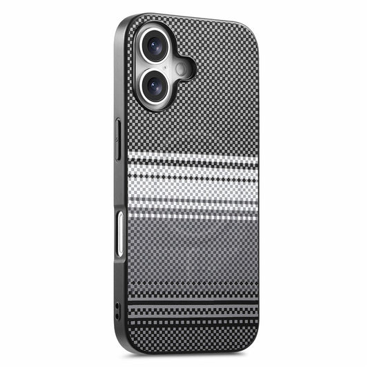 For iPhone 17 Magnetic Case PU Leather + PC + TPU Gradient Phone Cover