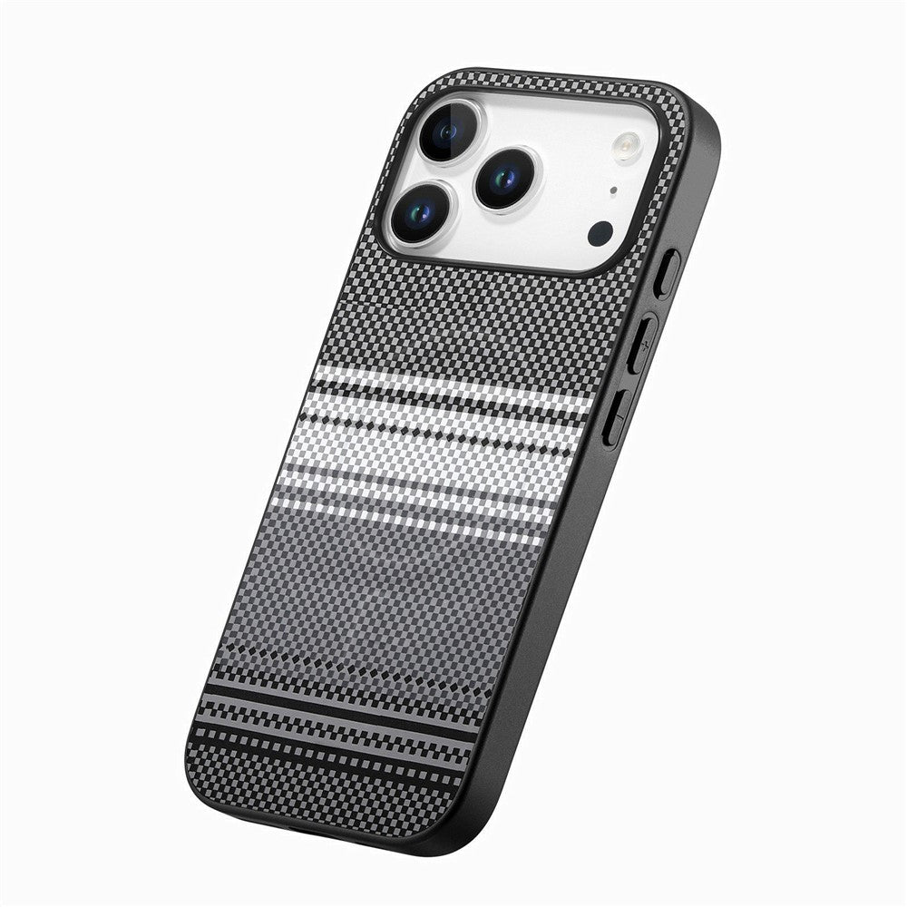 For iPhone 17 Pro Max Magnetic Case PU Leather + PC + TPU Gradient Phone Cover