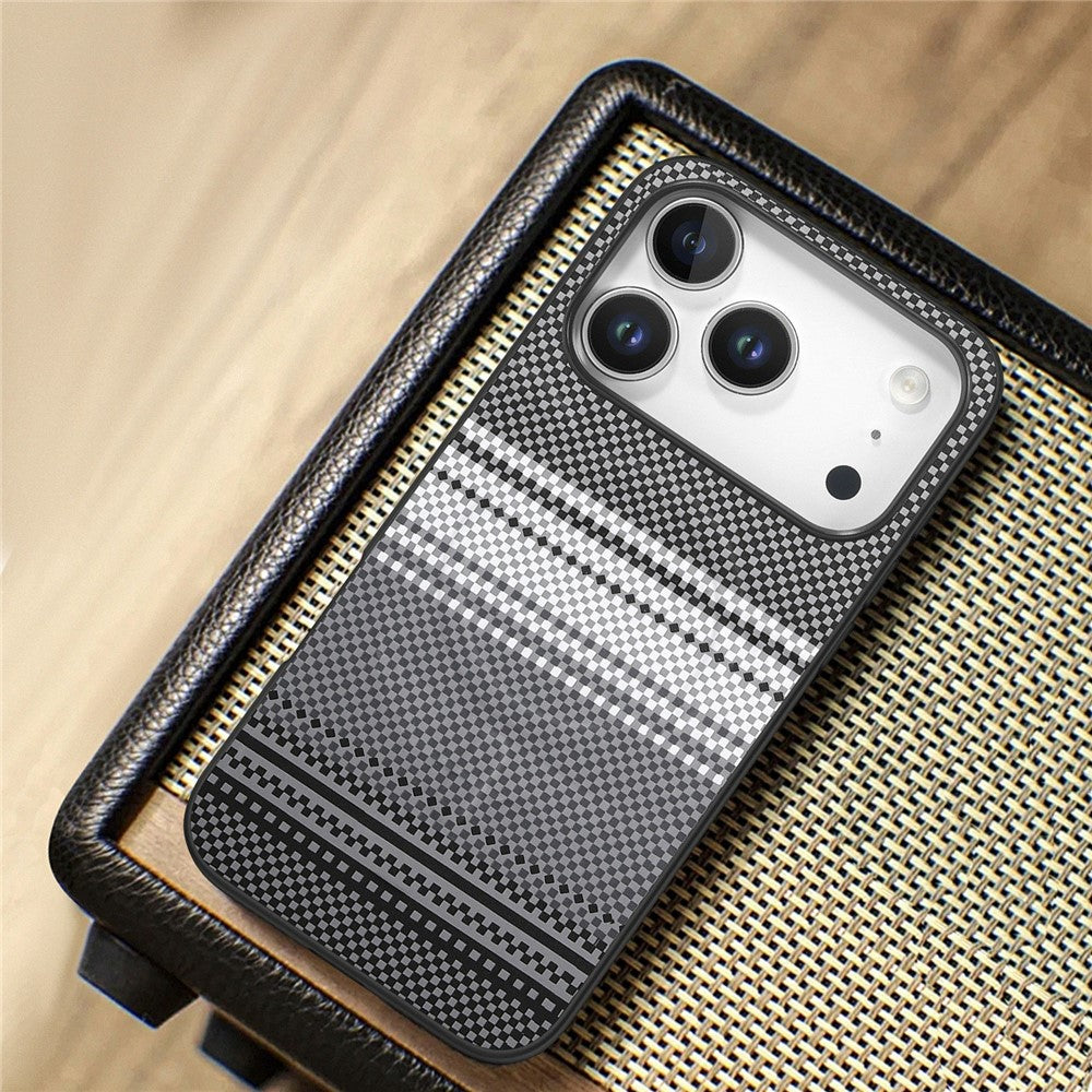 For iPhone 18 Pro / 17 Pro Magnetic Case PU Leather + PC + TPU Gradient Phone Cover