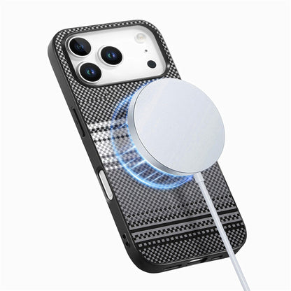 For iPhone 18 Pro / 17 Pro Magnetic Case PU Leather + PC + TPU Gradient Phone Cover