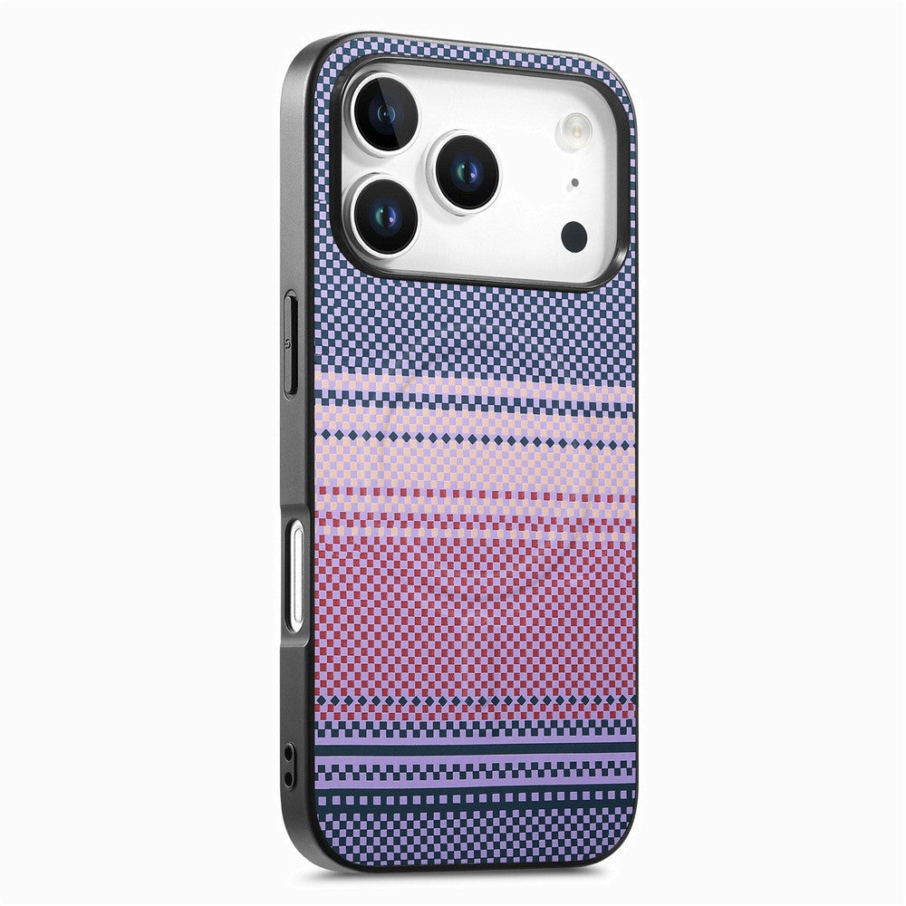 For iPhone 18 Pro / 17 Pro Magnetic Case PU Leather + PC + TPU Gradient Phone Cover