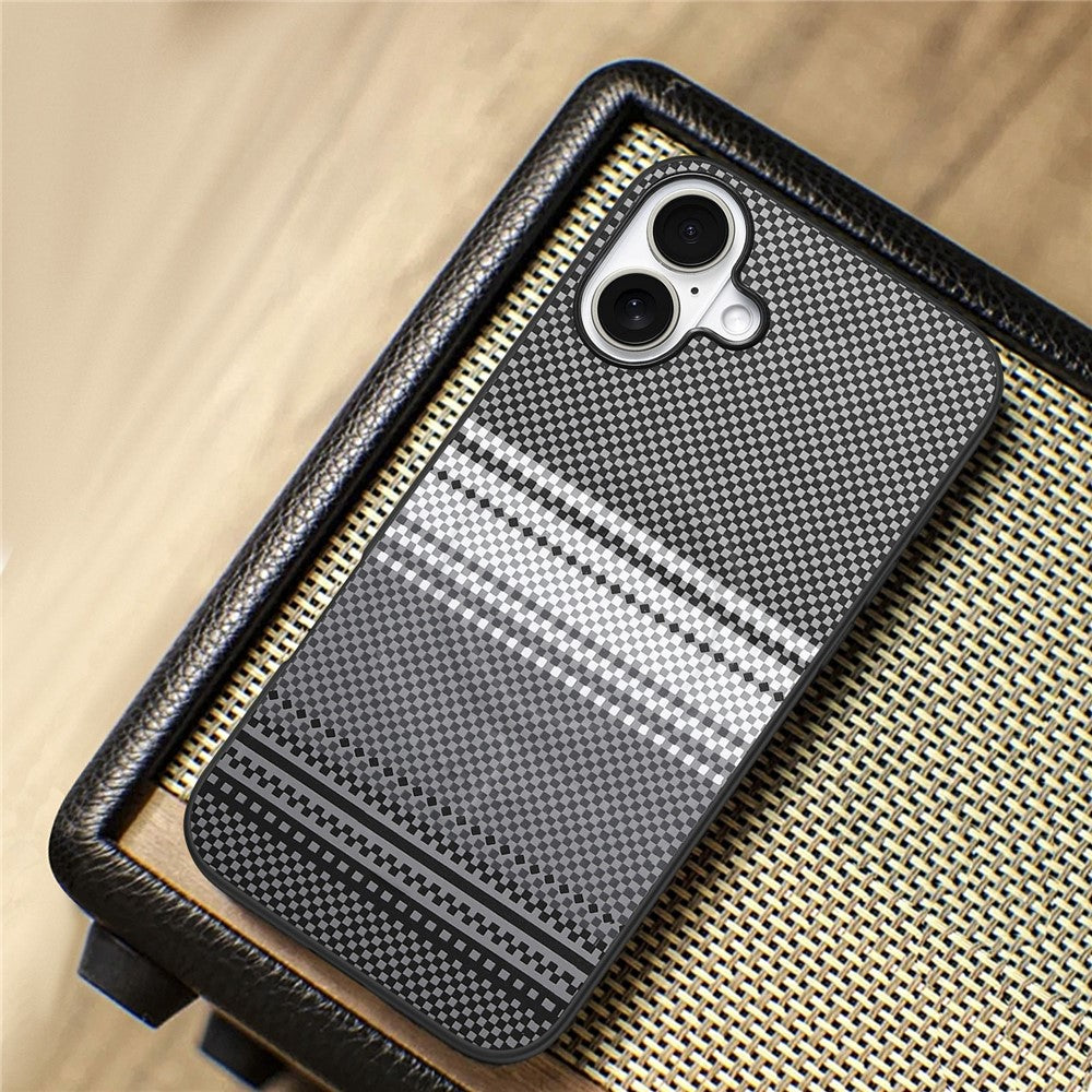 For iPhone 16 Magnetic Case PU Leather + PC + TPU Gradient Phone Cover