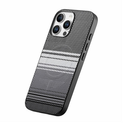 For iPhone 16 Pro Max Magnetic Case PU Leather + PC + TPU Gradient Phone Cover
