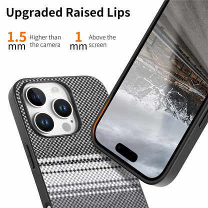 For iPhone 16 Pro Max Magnetic Case PU Leather + PC + TPU Gradient Phone Cover