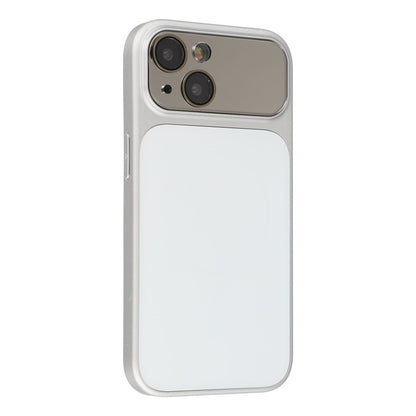 For iPhone 15 Magnetic Case AG Matte PC + TPU Shockproof Phone Cover with Lens Film