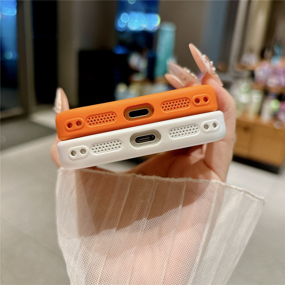 For iPhone 17 Pro Case Lychee Texture Genuine Cow Leather Coated TPU + PC Phone Cover