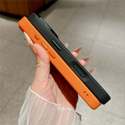 For iPhone 17 Pro Max Case Textured Genuine Cow Leather + PC + TPU Protective Cover