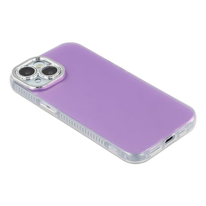 For iPhone 14 Case PC + TPU IMD Phone Cover with Electroplated Camera Frame