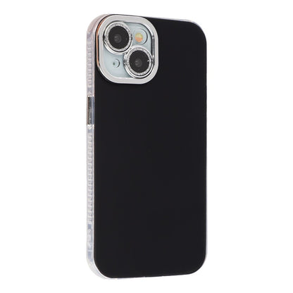 For iPhone 14 Case PC + TPU IMD Phone Cover with Electroplated Camera Frame