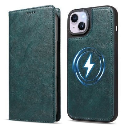 For iPhone 14 Plus Magnetic Case Detachable 2 in 1 Leather Wallet Phone Cover