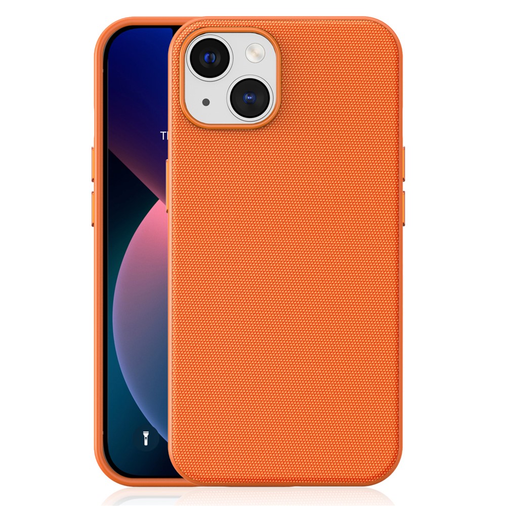 For iPhone 13  /  14 Magnetic Case Tech Fabric Coated TPU + PC Anti-Drop Phone Cover