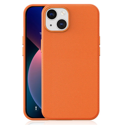 For iPhone 13  /  14 Magnetic Case Tech Fabric Coated TPU + PC Anti-Drop Phone Cover