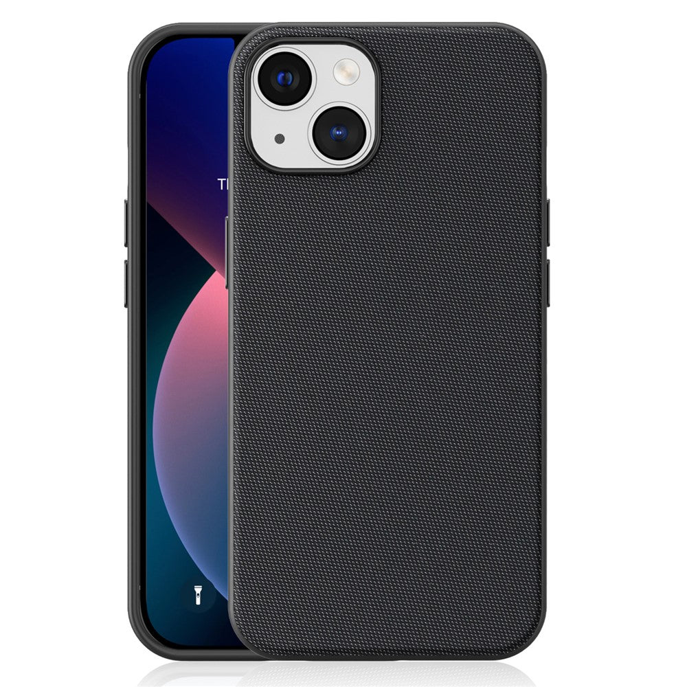 For iPhone 13  /  14 Magnetic Case Tech Fabric Coated TPU + PC Anti-Drop Phone Cover