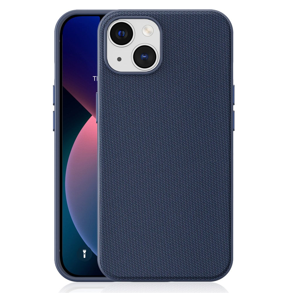 For iPhone 13  /  14 Magnetic Case Tech Fabric Coated TPU + PC Anti-Drop Phone Cover