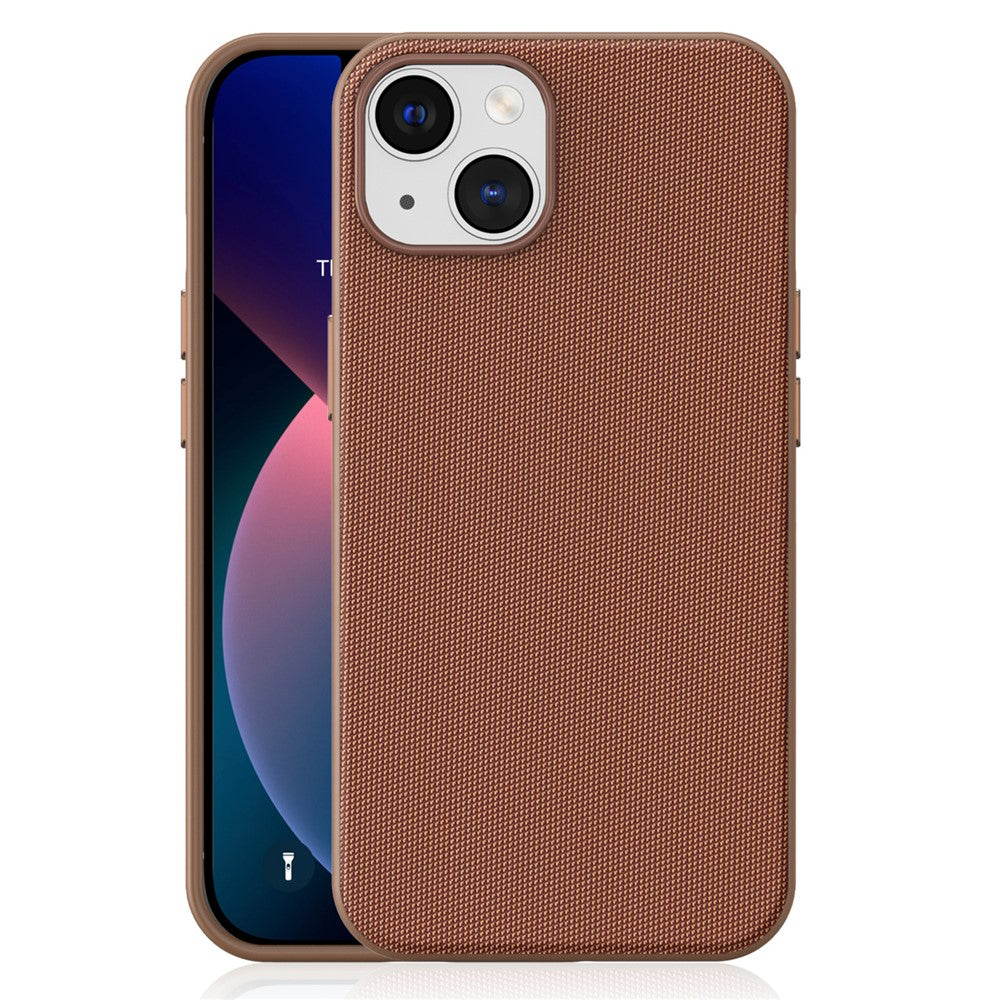 For iPhone 13  /  14 Magnetic Case Tech Fabric Coated TPU + PC Anti-Drop Phone Cover