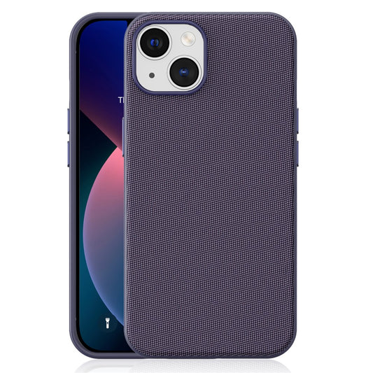 For iPhone 13  /  14 Magnetic Case Tech Fabric Coated TPU + PC Anti-Drop Phone Cover