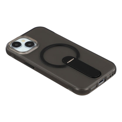 For iPhone 14  /  13 Magnetic Case Foldable Kickstand PC + TPU Shockproof Anti-Slip Phone Cover