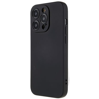 For iPhone 14 Pro Max Precise Cutout Liquid Silicone Texture Back Case Arc Edge  2.0mm Thick TPU Anti-Scratch Phone Cover