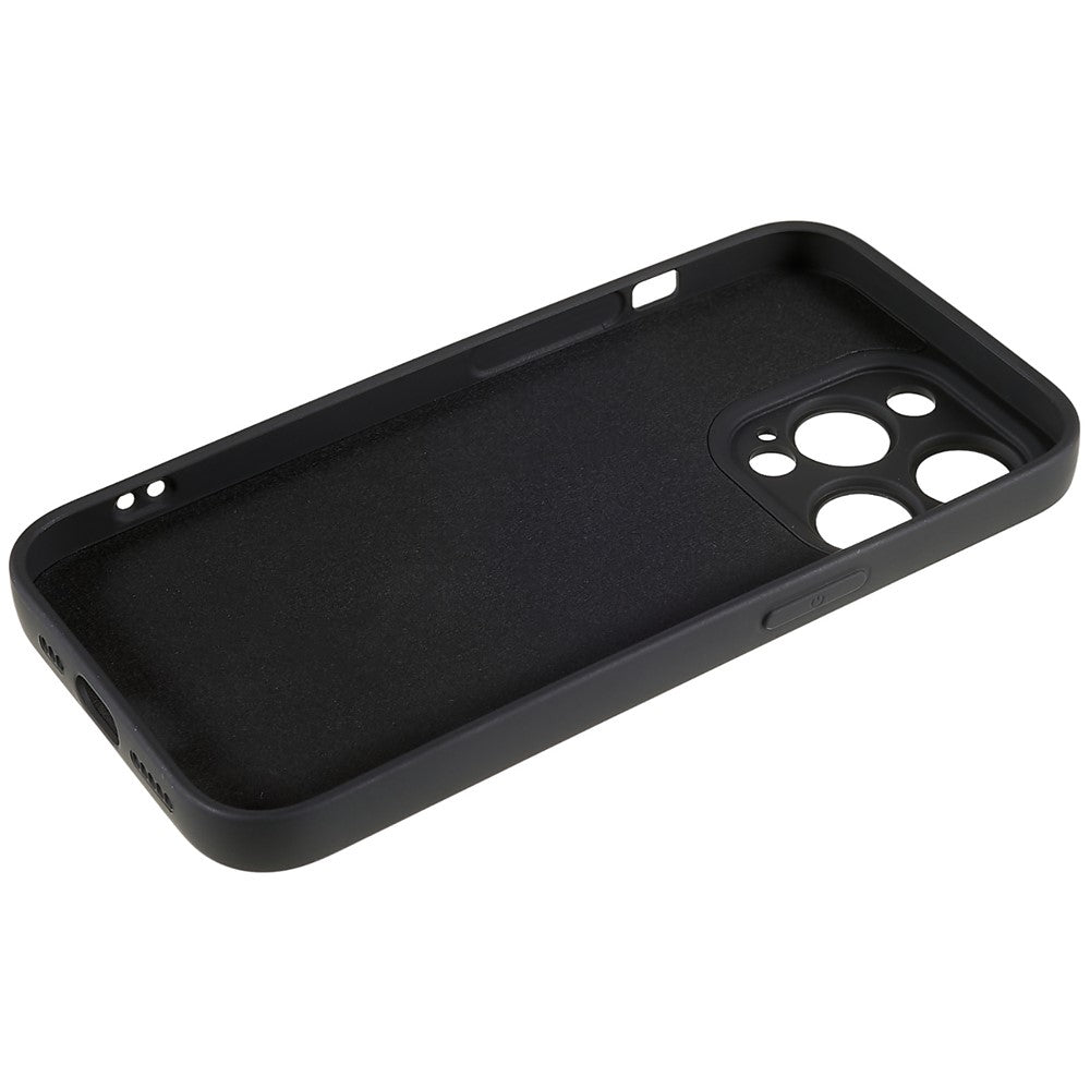 For iPhone 14 Pro Max Precise Cutout Liquid Silicone Texture Back Case Arc Edge  2.0mm Thick TPU Anti-Scratch Phone Cover