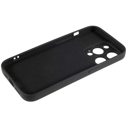 For iPhone 14 Pro Max Precise Cutout Liquid Silicone Texture Back Case Arc Edge  2.0mm Thick TPU Anti-Scratch Phone Cover