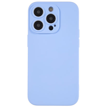 For iPhone 14 Pro Max Precise Cutout Liquid Silicone Texture Back Case Arc Edge  2.0mm Thick TPU Anti-Scratch Phone Cover