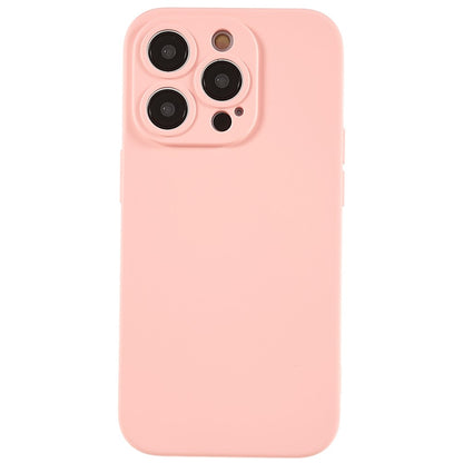 For iPhone 14 Pro Max Precise Cutout Liquid Silicone Texture Back Case Arc Edge  2.0mm Thick TPU Anti-Scratch Phone Cover
