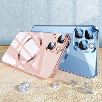 YOOBAO Mobile Phone Case for iPhone 14 Pro Max, Compatible with MagSafe Drop-proof Camera Protection Frame Clear Silicone Phone Cover