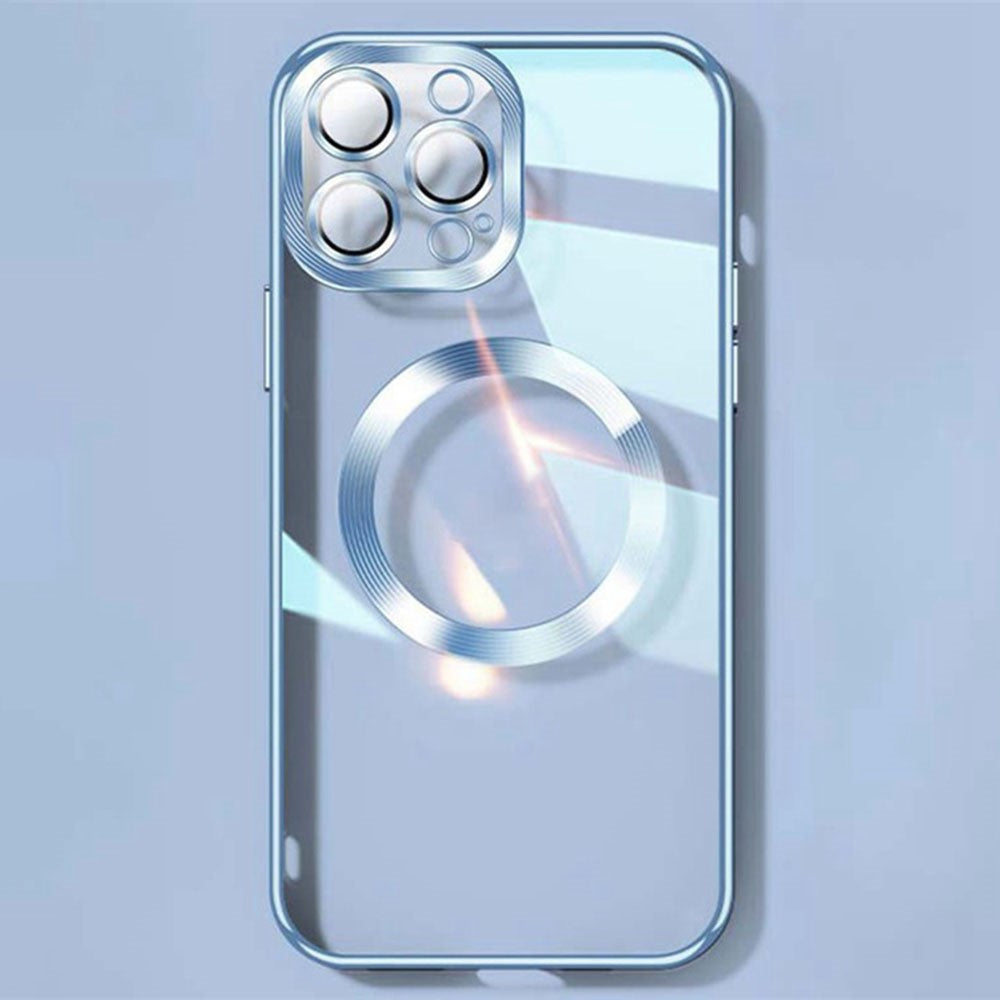 YOOBAO Mobile Phone Case for iPhone 14 Pro Max, Compatible with MagSafe Drop-proof Camera Protection Frame Clear Silicone Phone Cover