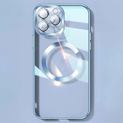 YOOBAO Mobile Phone Case for iPhone 14 Pro Max, Compatible with MagSafe Drop-proof Camera Protection Frame Clear Silicone Phone Cover