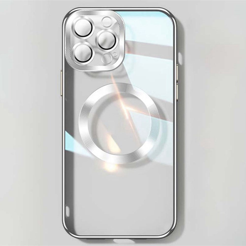 YOOBAO Mobile Phone Case for iPhone 14 Pro Max, Compatible with MagSafe Drop-proof Camera Protection Frame Clear Silicone Phone Cover