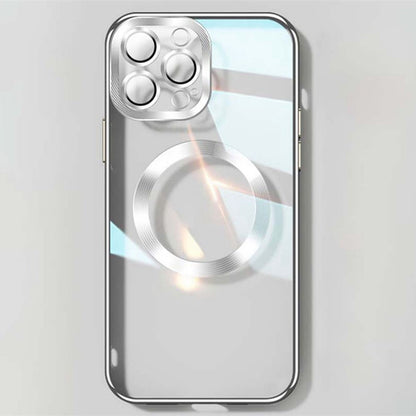YOOBAO Mobile Phone Case for iPhone 14 Pro Max, Compatible with MagSafe Drop-proof Camera Protection Frame Clear Silicone Phone Cover