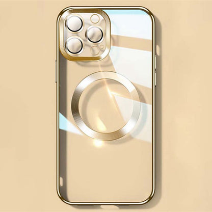 YOOBAO Mobile Phone Case for iPhone 14 Pro Max, Compatible with MagSafe Drop-proof Camera Protection Frame Clear Silicone Phone Cover